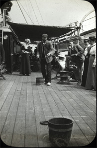 Playing deck games aboard a voyaging ship (British Empire and commonwealth Museum 