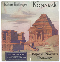 Bengal-Nagpur railway guide, originally developed in response to the Great Indian Famine of 1878 (British Empire and commonwealth Museum 