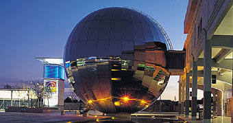 The planetarium at Explore At-Bristol.