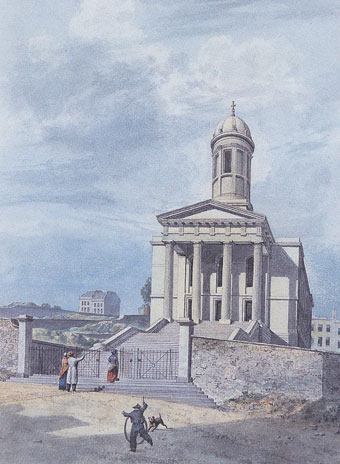 St George's Church, Great George Street by Edward Cashin, 1824 (Bristol's Museums, Galleries and Archives).