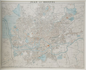 G W Bacon and Co Ltd's map of Bristol (1900) (Bristol's Museums, Galleries and Archives).