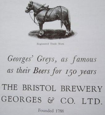 Advertising material for Georges'.