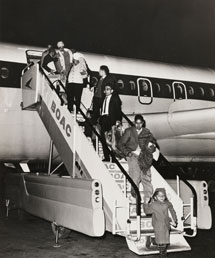 Kenyan Asian families arriving at Heathrow, c 1967 (Science and Society/NMPFT Daily Herald Archive).