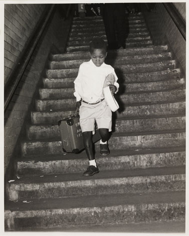  Young boy at Victoria Station, London, 24 June 1962. 