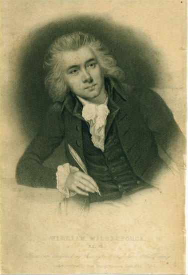 William Wilberforce (1759-1833), the abolitionist MP from Hull. 