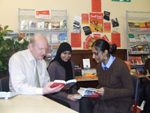 Staff and pupils at Notre Dame High School, Glasgow, join in the Small Island Read.