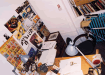 Karin's studio.